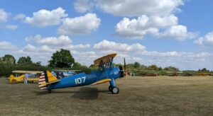 Vintage aircraft on days out at Shuttleworth