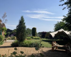 Luxury Farmhouse with Large Garden - View Across The Garden